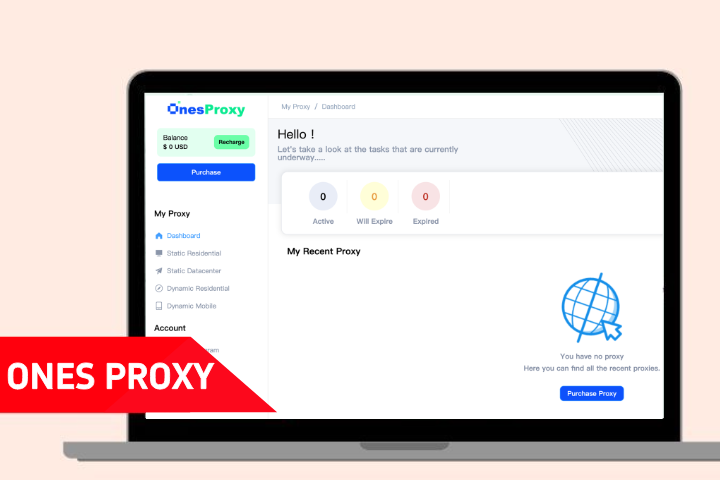 ONES PROXY住宅代理速度和性能测试!